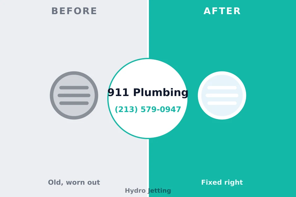 Before and after: plumbing repair Russellton, PA